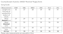 Load image into Gallery viewer, UNISEX "Riverland" Rugby Shorts- RESTOCKED!