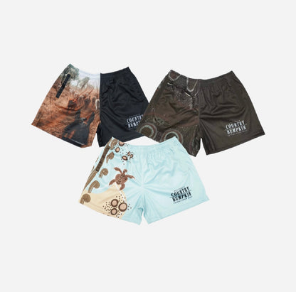 UNISEX “RedEarth” RUGBY SHORTS - NEW!