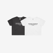 Load image into Gallery viewer, LADIES “Muster” CROP TEE - (MTO)
