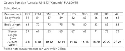 UNISEX "Kapunda" PULLOVER - NEW COLOUR AVAILABLE