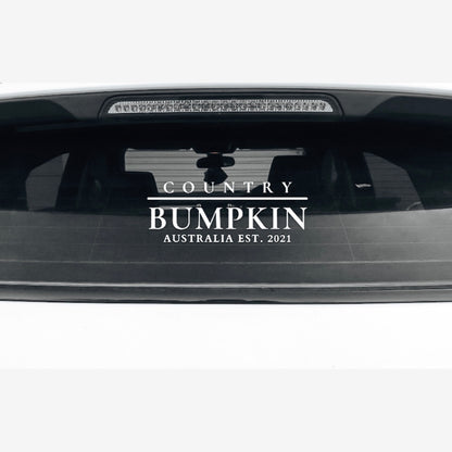 COUNTRY BUMPKIN CAR STICKER - RESTOCKED