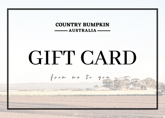COUNTRY BUMPKIN GIFT CARD