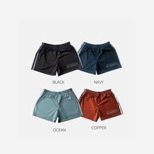 Load image into Gallery viewer, UNISEX &quot;Riverland&quot; Rugby Shorts- RESTOCKED!
