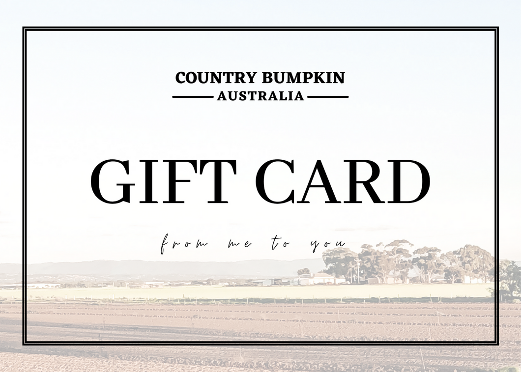 COUNTRY BUMPKIN GIFT CARD